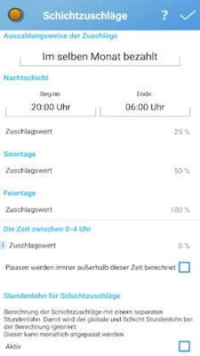 Schicht Planer android App screenshot 2